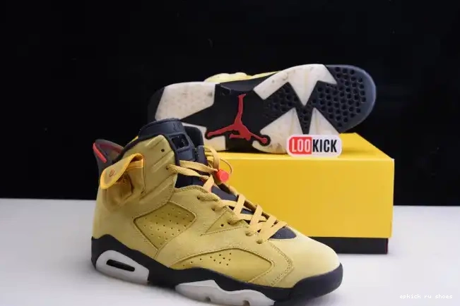 Cheap X CN1084-300 YELLOW SCOTT TRAVIS JORDAN AIR 6 0614